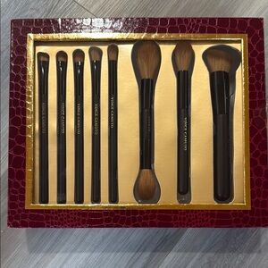 Vince Camuto 9-Piece Makeup Brush Set - Black & Brown